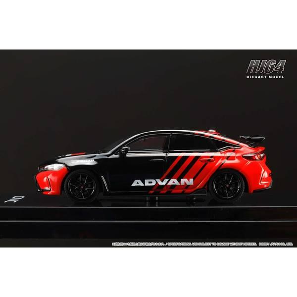 ホビージャパン 1/64 ホンダ シビック タイプR FL5 YOKOHAMA ADVAN