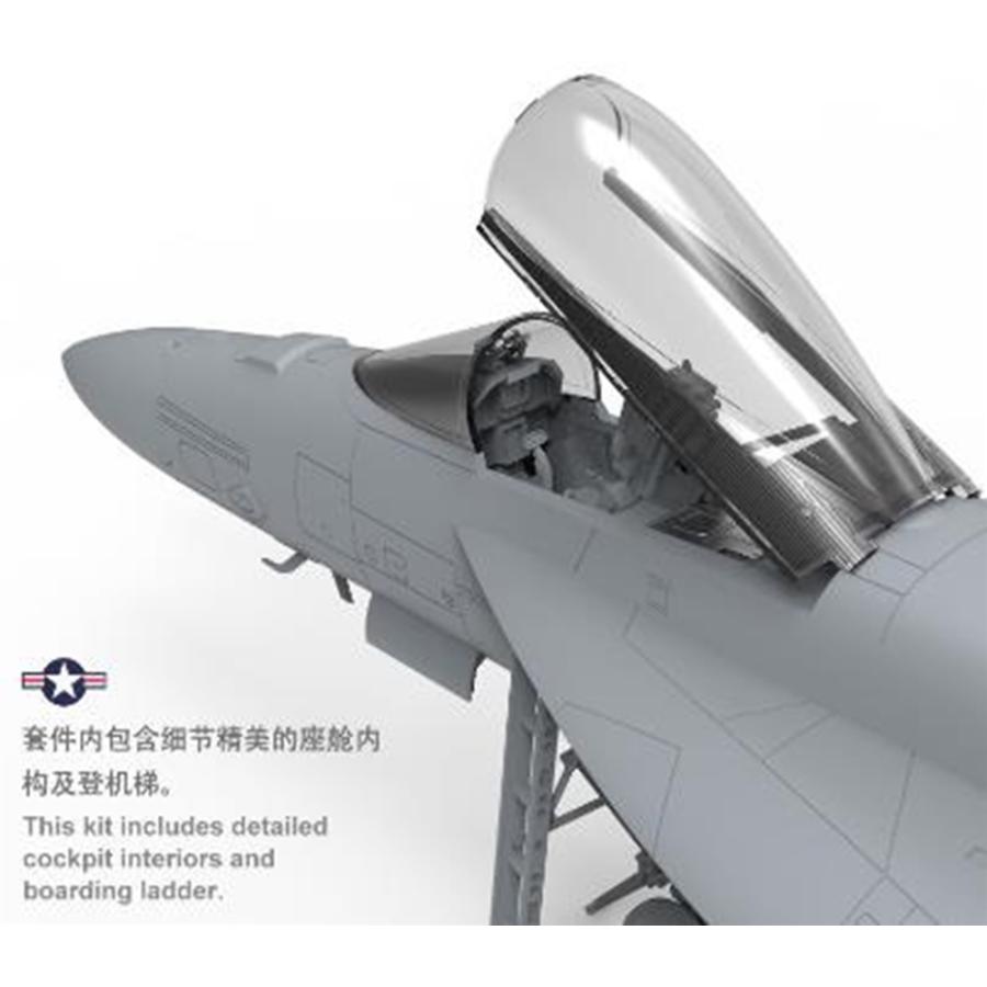 モンモデル 1/48 ボーイング F/A-18E スーパーホーネット戦闘機
