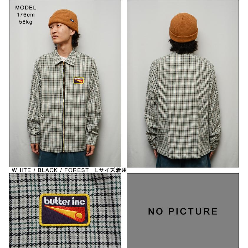 バターグッズ ジャケット BUTTER GOODS ROLLER ZIP JACKET チェック