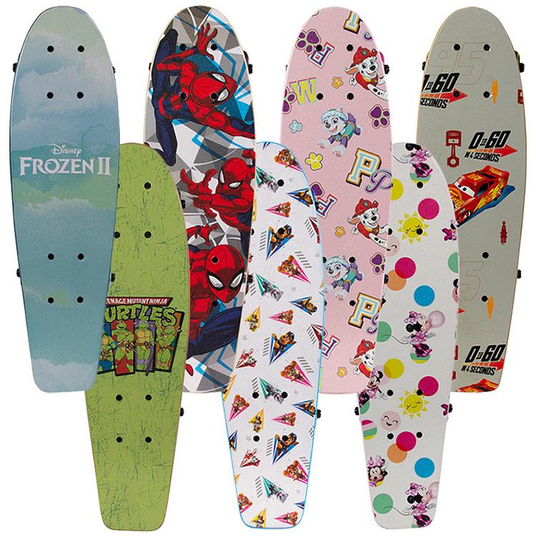 カーズ スケートボード コンプリート スケボー 21inch ディズニー アナ