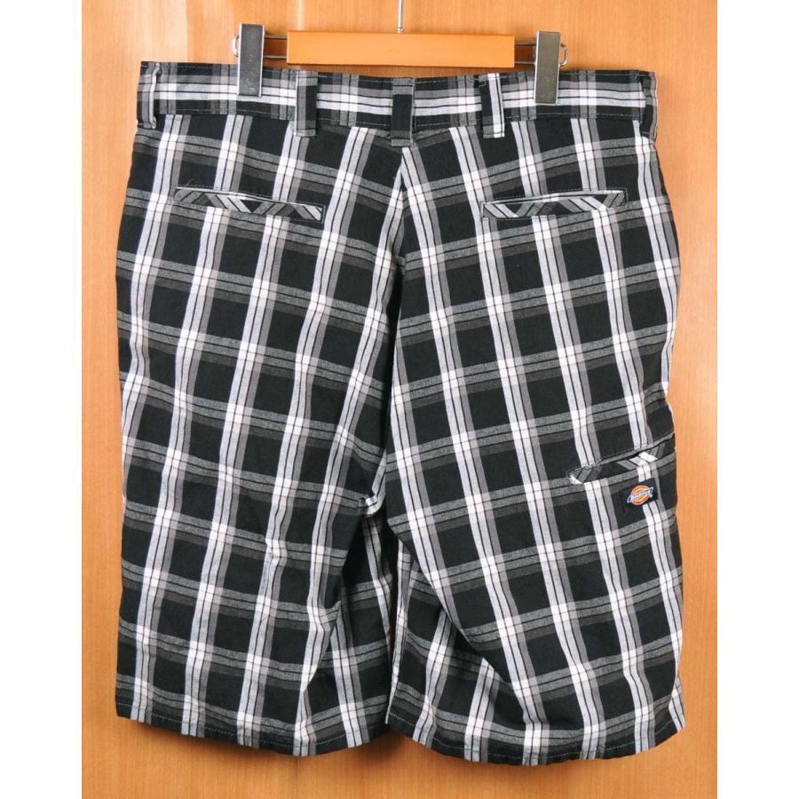 Dickies（ディッキーズ） ハーフパンツ ショーツ ブラック×ホワイト