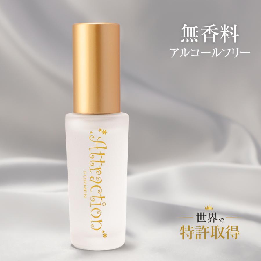 ラブアトラクション・アルコールフリー男性用 フェロモン香水 製法特許