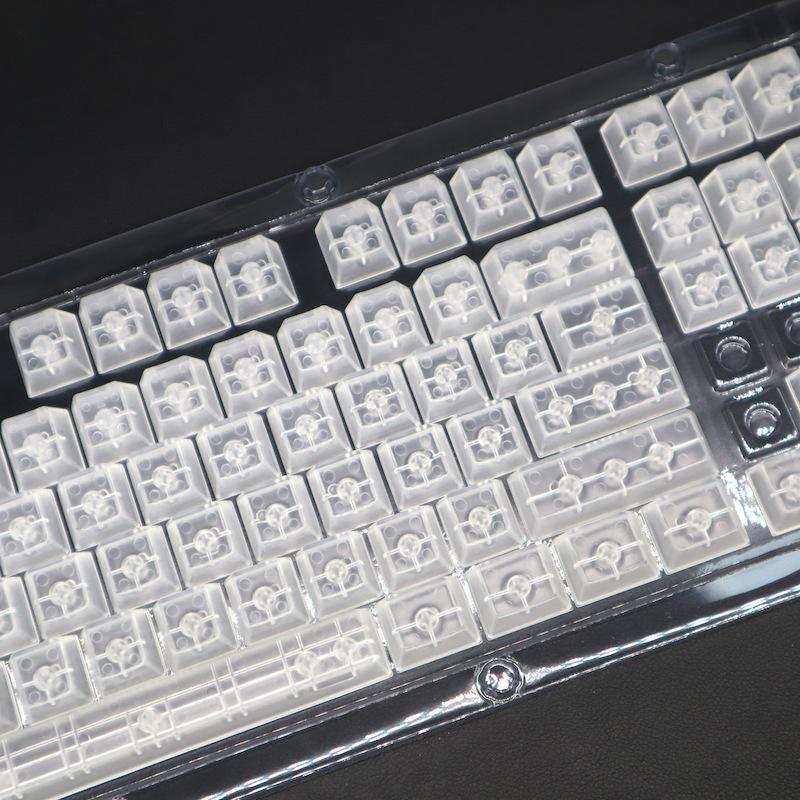 キーキャップ メカニカルキーボード用 104キー スケルトン 印字なし