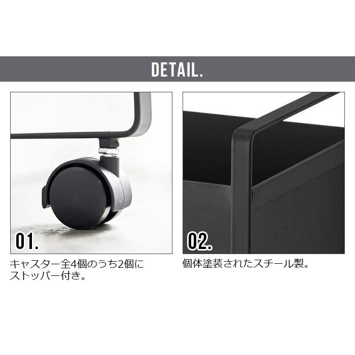 tower タワー キャスター付き 玄関収納ラック 山崎実業 : plywood