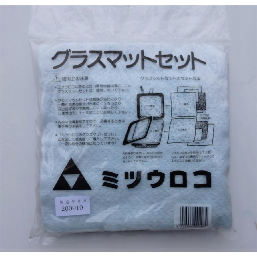 豆炭こたつ中具用グラスマット 1枚 ミツウロコ 10枚まで同一送料