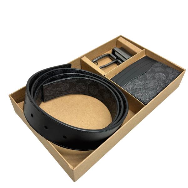 COACH（コーチ） 国内発送 ベルト メンズ シグネチャー リバーシブル