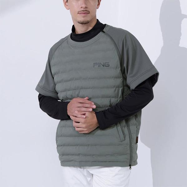 PING（ピン） ゴルフ 長袖 2WAY ハイブリッド 中綿 スニードブルゾン