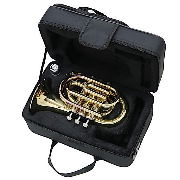 Jマイケル TR-350PL ポケットトランペット 専用セミハードケース付 J