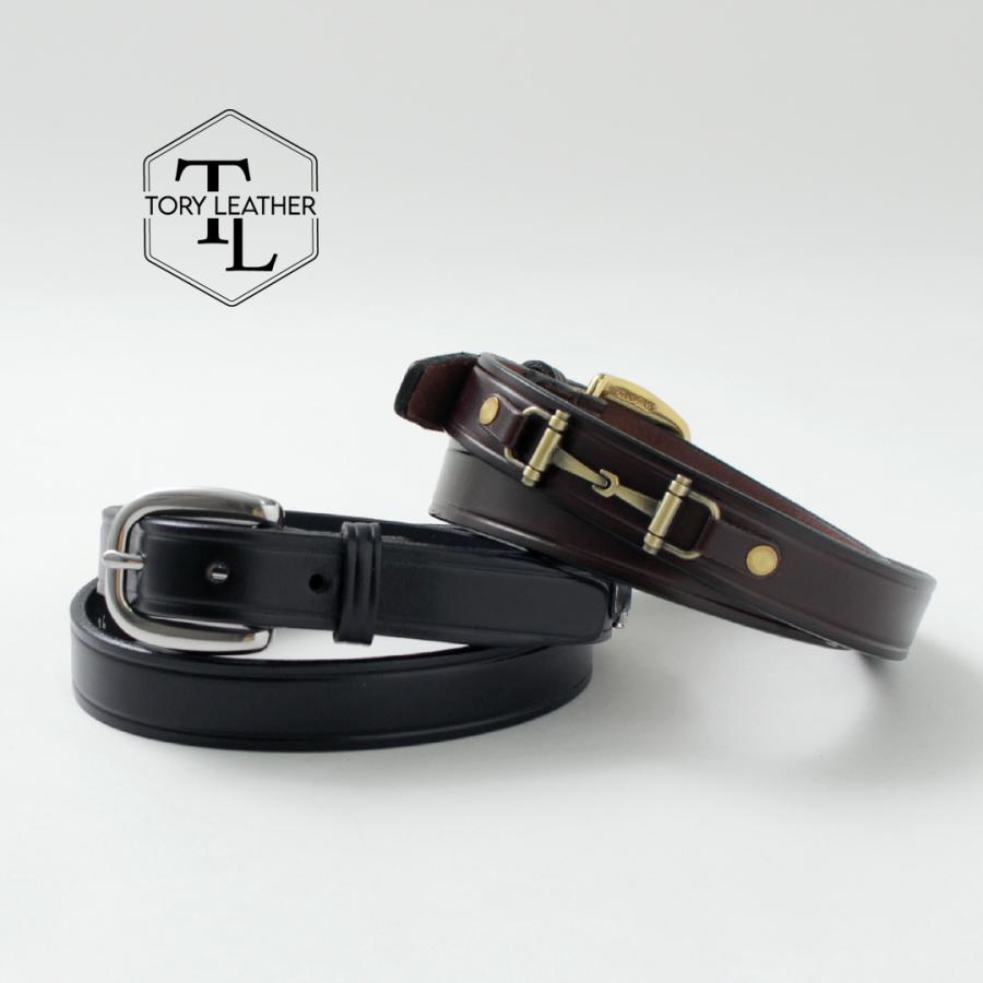 TORY LEATHER（トリーレザー） ビットベルト / メンズ 本革 細め