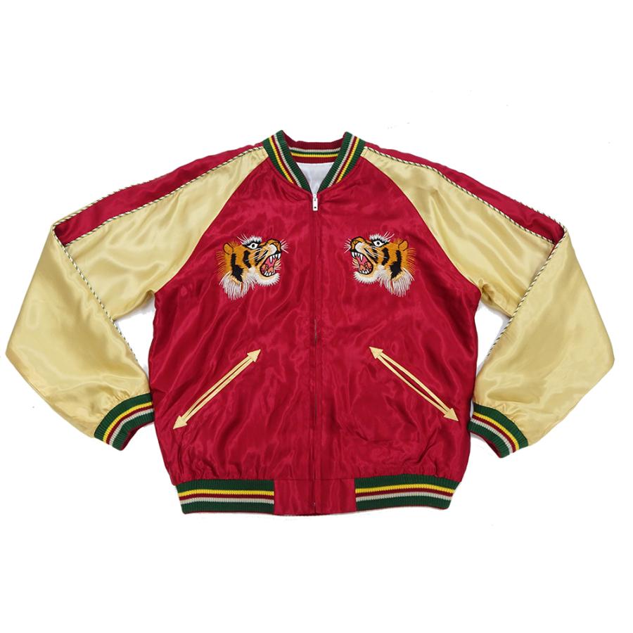 TAILOR TOYO テーラー東洋 スカジャン EAGLE × BLUE TIGER アセテート