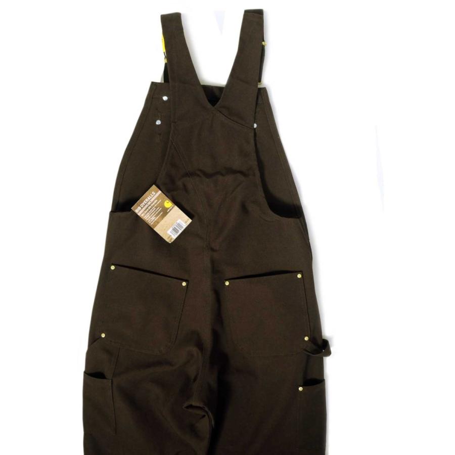 Carhartt（カーハート） ダック ビブ オーバーオール ダークブラウン