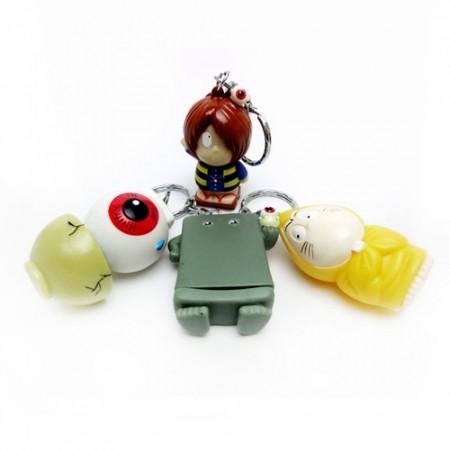 ゲゲゲの鬼太郎,目玉おやじ他キーホルダー 全4体セット : ラシモール