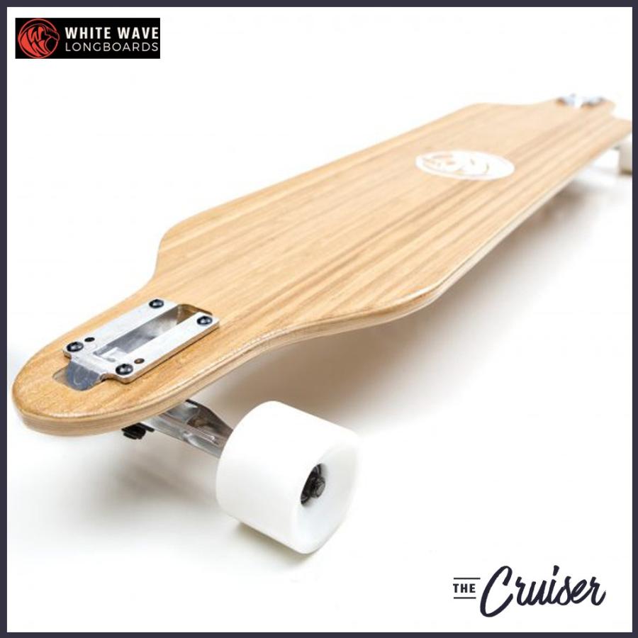 ロング スケートボード WHITE WAVE CRUISER 41インチ ホワイト