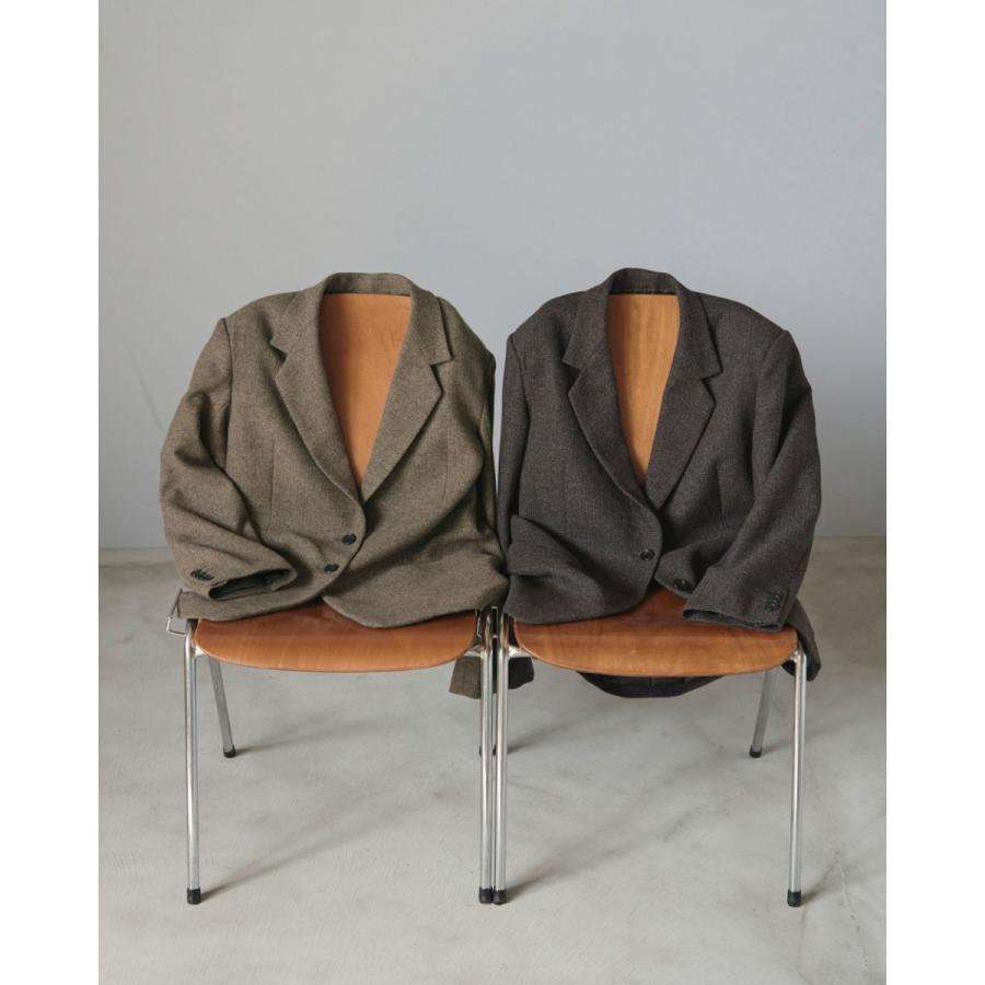 anuke（アンヌーク） Herringbone Wool Jacket 即日発送 : RAPTURE