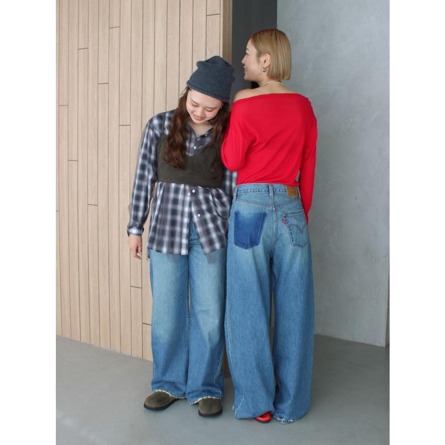 Ungrid（アングリッド） アングリット Levi's別注 RIBCAGE WIDE LEG