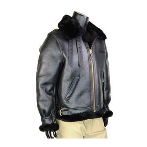 AVIREX B-3 フライトジャケット ムートン ブラック [ 38サイズ