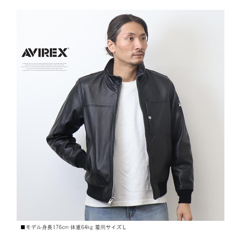 AVIREX（アヴィレックス） スタンド MA-1 レザージャケット