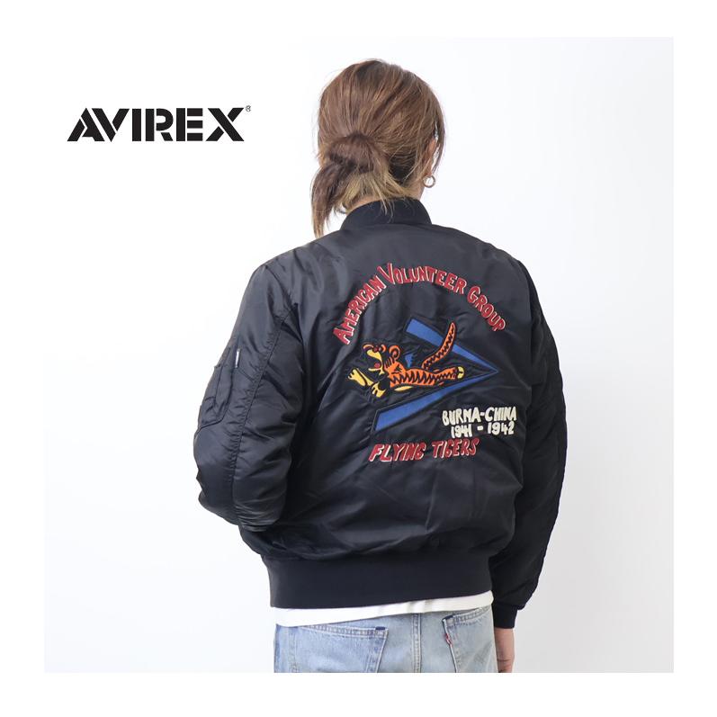 AVIREX（アヴィレックス） ウォッシュド MA-1ジャケット FLYING TIGERS