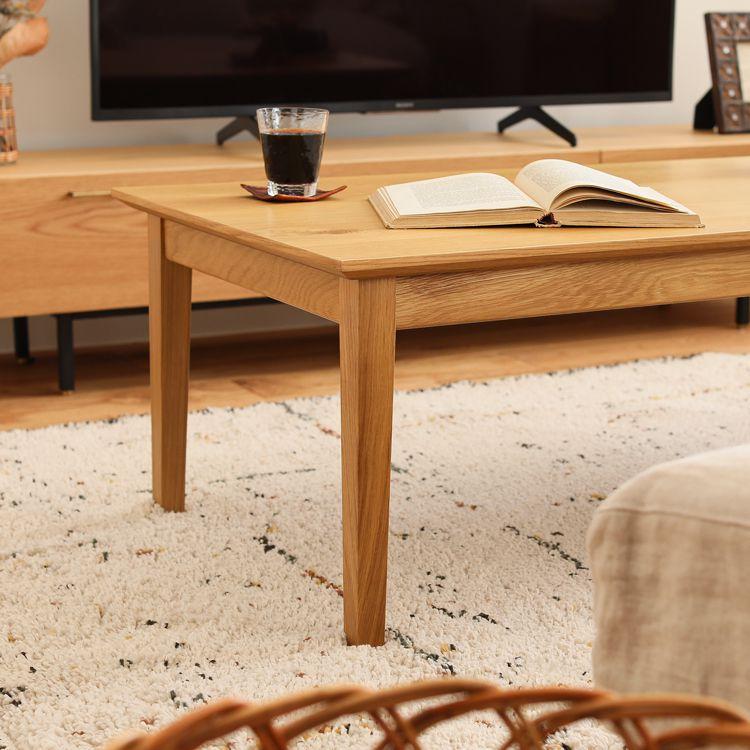 こたつテーブル FAM／NA ナチュラル 長方形 120×60cm オーク 木製