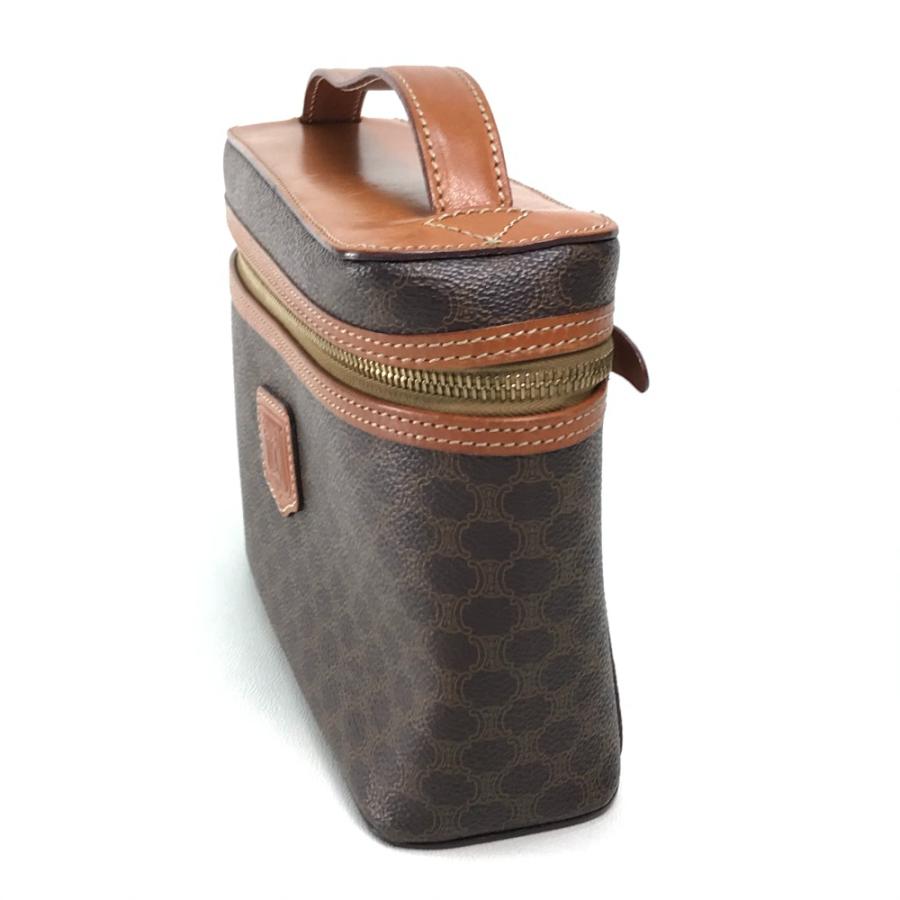 CELINE（セリーヌ） マカダム メイクポーチ 化粧ポーチ ハンドバッグ