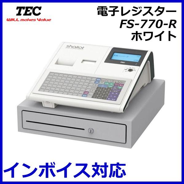 TEC（TOSHIBA） 東芝テック レジ レジスター FS-770 ホワイト ○店名