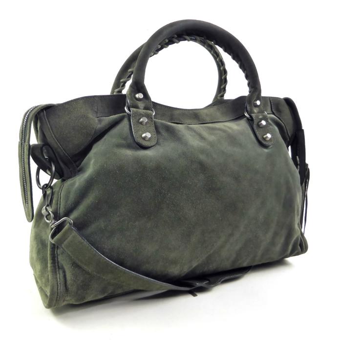BALENCIAGA（バレンシアガ） ザ・シティ スエード ショルダー 2way