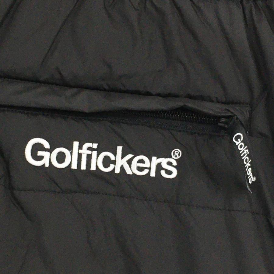 新品】ゴルフィッカーズ 中綿ジョガーパンツ 黒 調節ベルト付 メンズ M