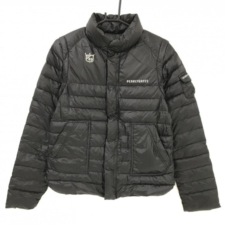 PEARLY GATES（パーリーゲイツ） 2WAYダウンジャケット 黒 袖着脱可