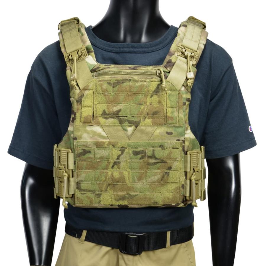 AGILITE プレートキャリア K19 レーザーカットMOLLE [ マルチカム