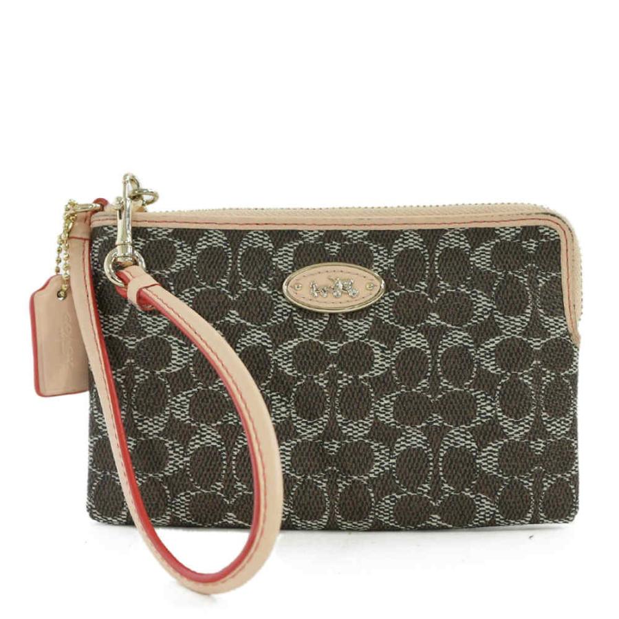 COACH（コーチ） シグネチャー・アクセサリーポーチ/53009/ブラウン