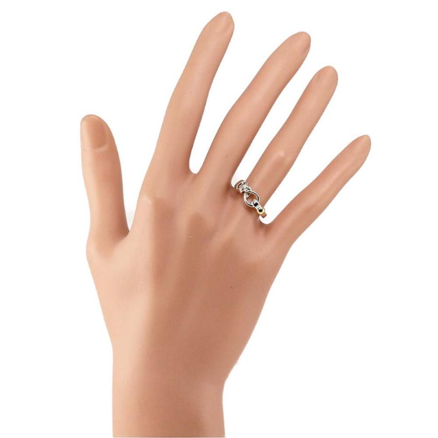 TIFFANY&Co.（ティファニー） フック＆アイ リング 指輪/Sv925 K18YG
