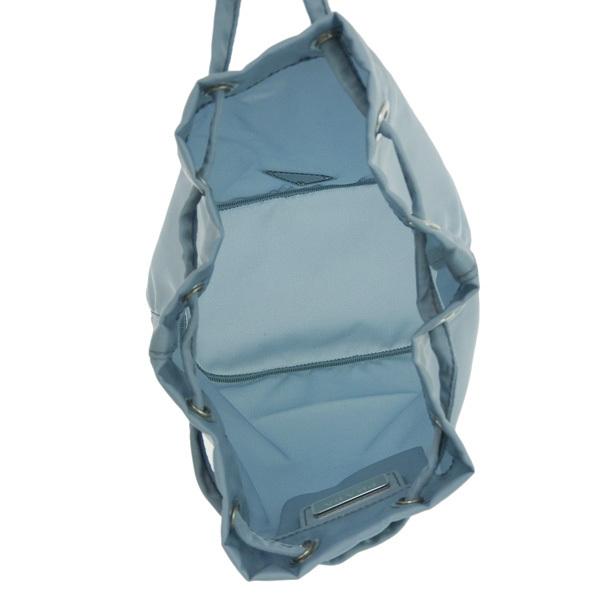 PRADA（プラダ） 巾着バッグ ポーチ 小物入れ ナイロン ブルー