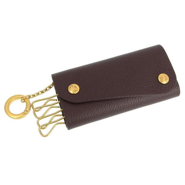 IL BISONTE（イルビゾンテ） キーケース 鍵入れ ダークブラウン メンズ