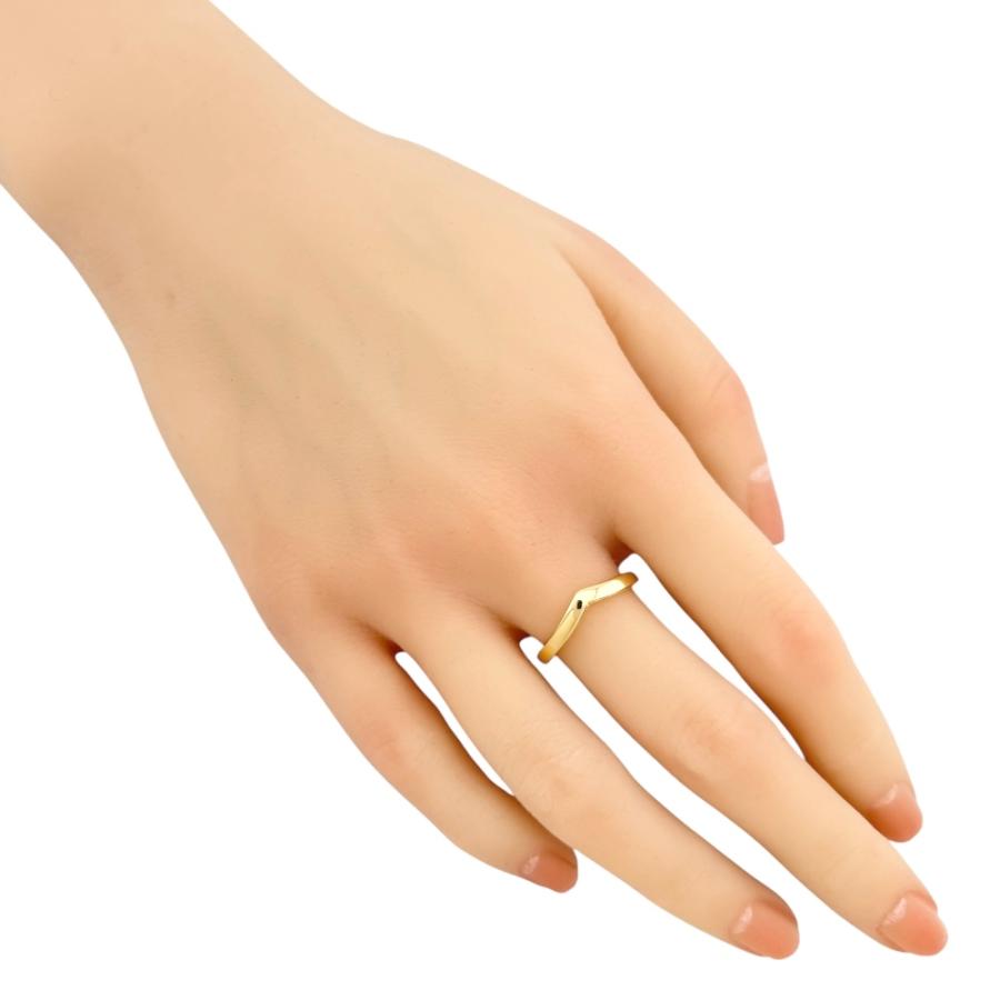 TIFFANY&Co.（ティファニー） Vバンド リング 指輪 14号 18金 K18