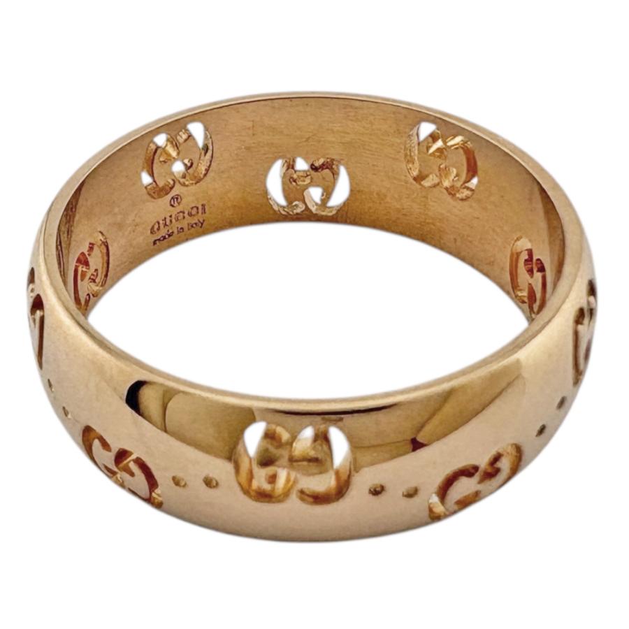 GUCCI（グッチ） アイコン リング 指輪 12.5号 18金 K18ピンクゴールド