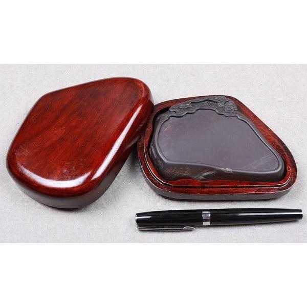 端渓硯 老坑 113×80×22mm 古雲硯 一点物 すずり : 書道用品 緑風店