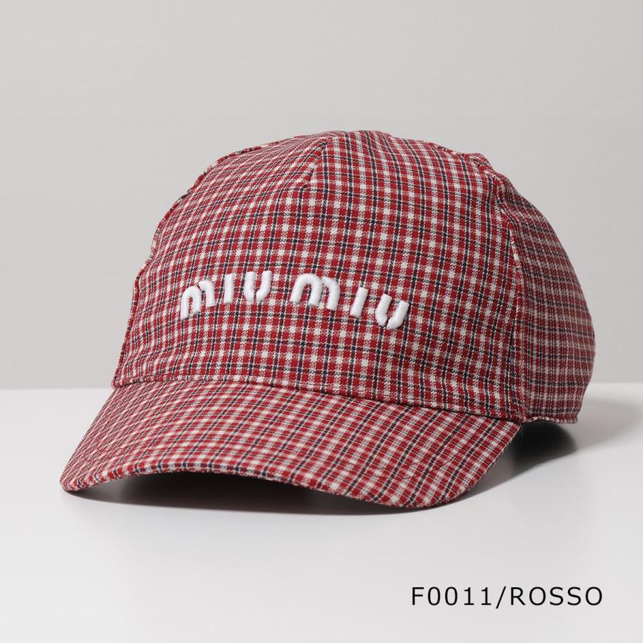 miu miu（ミュウミュウ） ベースボールキャップ 5HC179 2DQ0