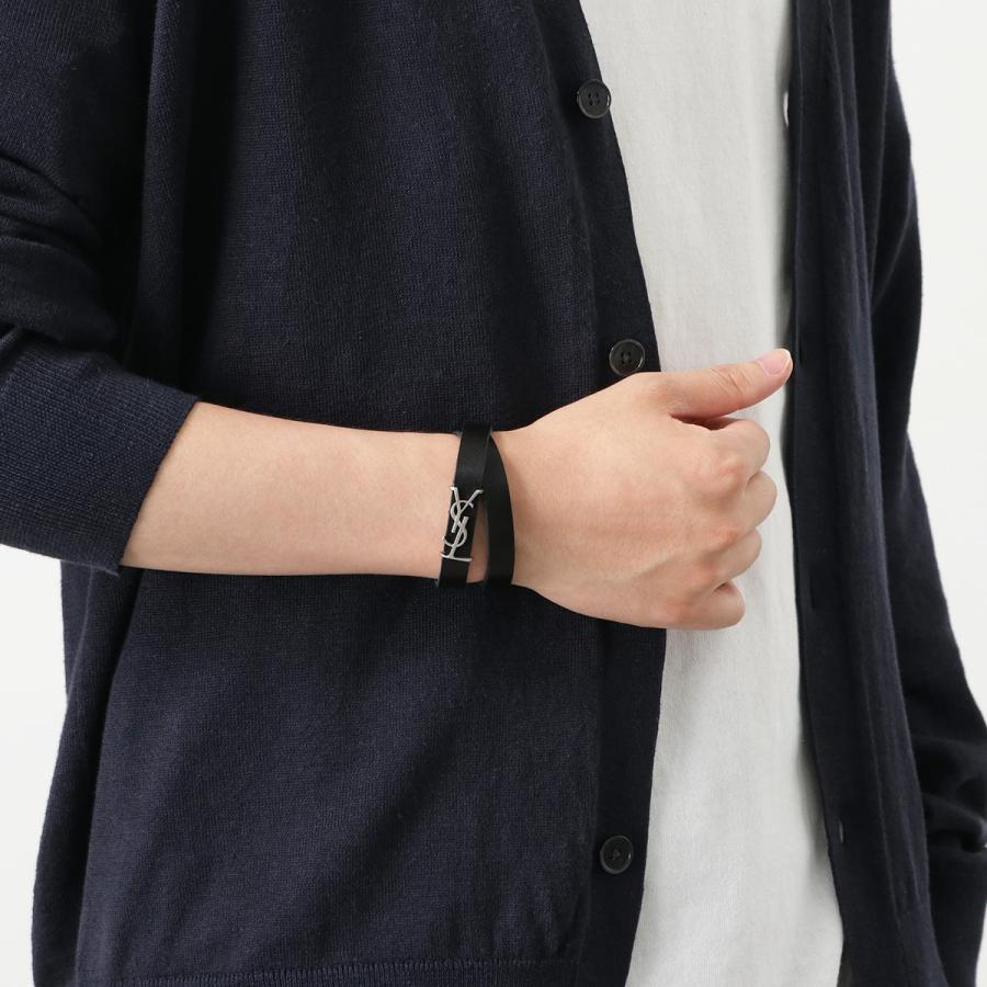 SAINT LAURENT サンローラン ダブルラップブレスレット 646558 メンズ