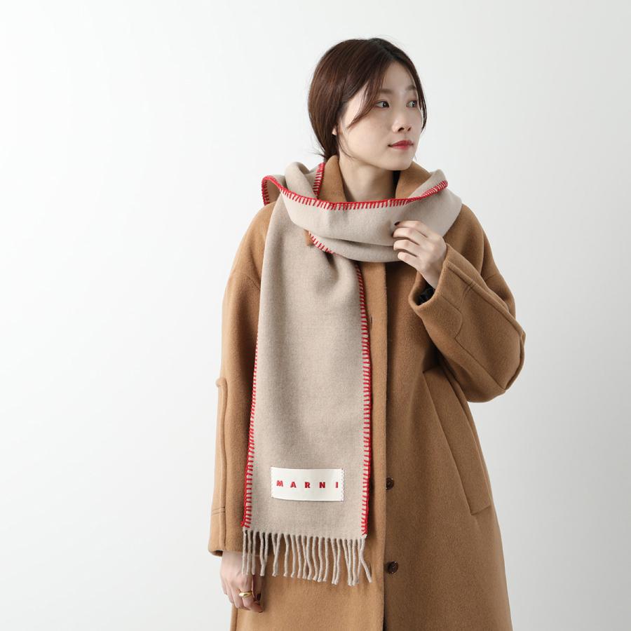 MARNI（マルニ） マフラー SCZC0068Y0 UAW031 メンズ ロゴ フリンジ