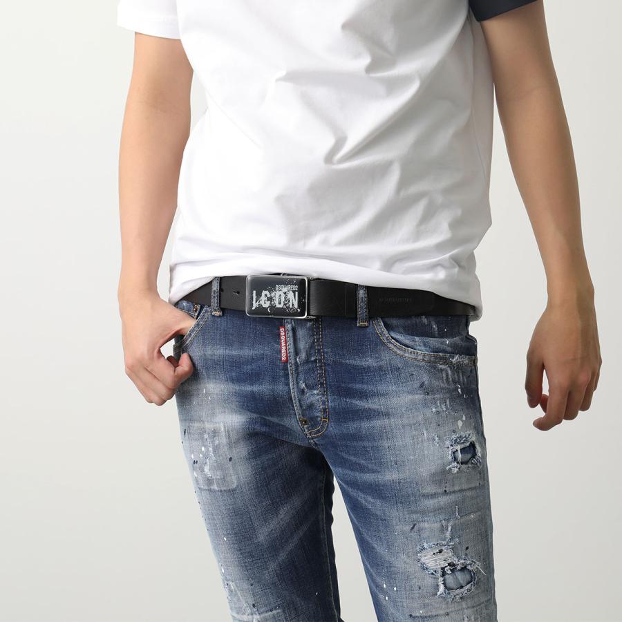 DSQUARED2（ディースクエアード） ベルト ICON SPLASH PLAQUE BELT