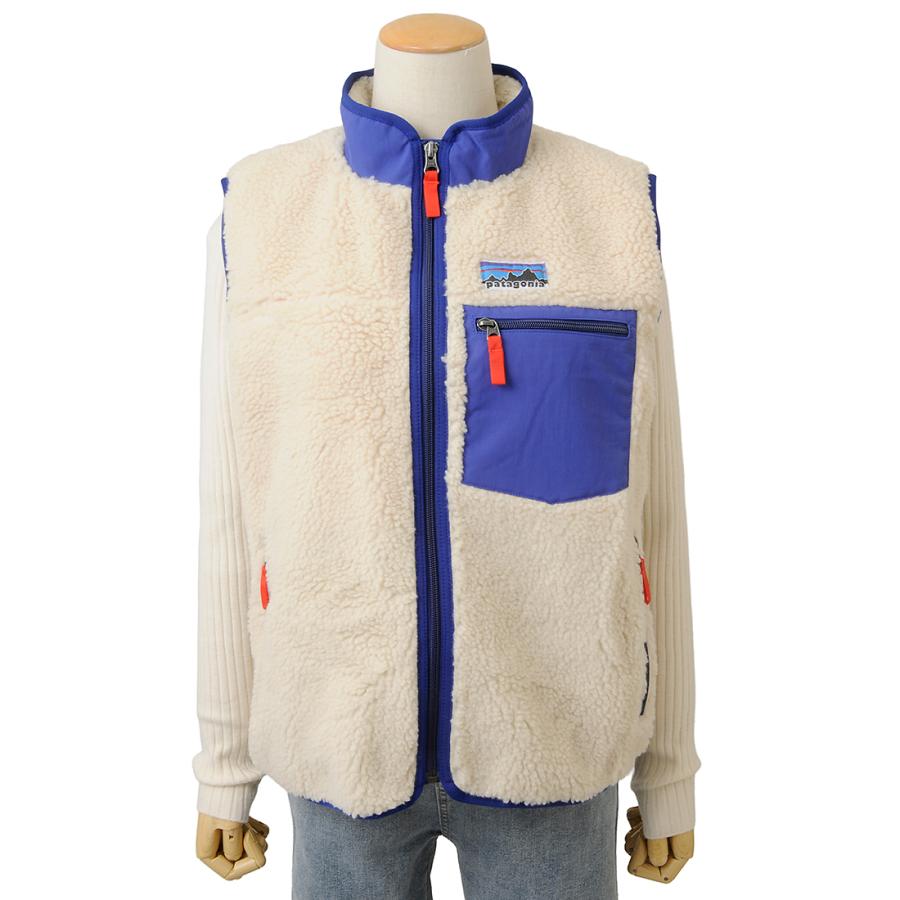 patagonia（パタゴニア） フリースベスト レディース キッズ ベージュ