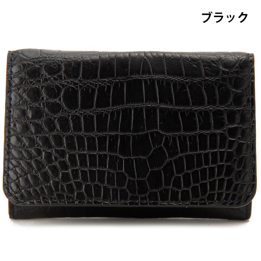 只今決算セール クロコダイル カードケース 名刺入れ ワニ革 本革 開運