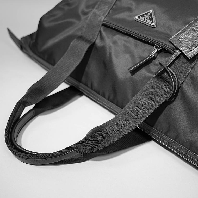 PRADA（プラダ） メンズ レディース ボストンバッグ TESSUTO SAFFIAN
