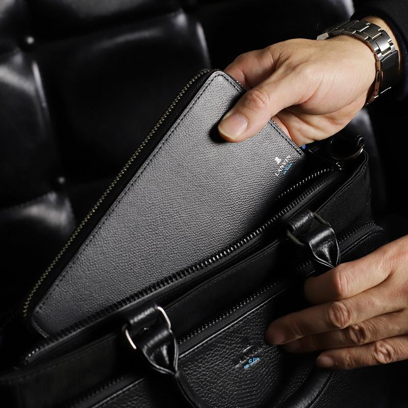 LANVIN en Bleu ランバンオンブルー ラウンドファスナー長財布