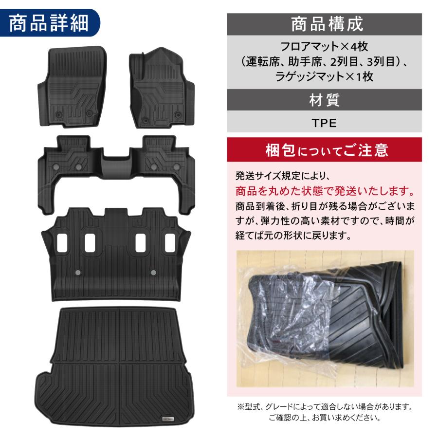 ランドクルーザー 250系 フロアマット セット ラゲッジ マットランクル