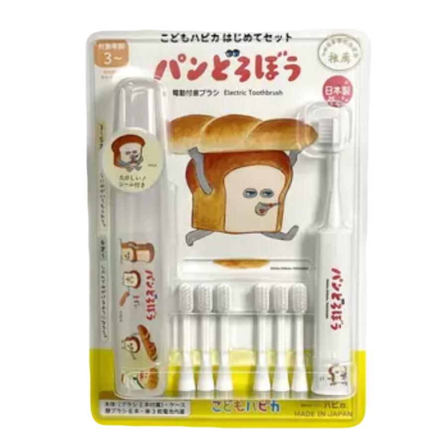 ハピカ こどもハピカ 電動歯ブラシセット 替えブラシ 6本付き パン