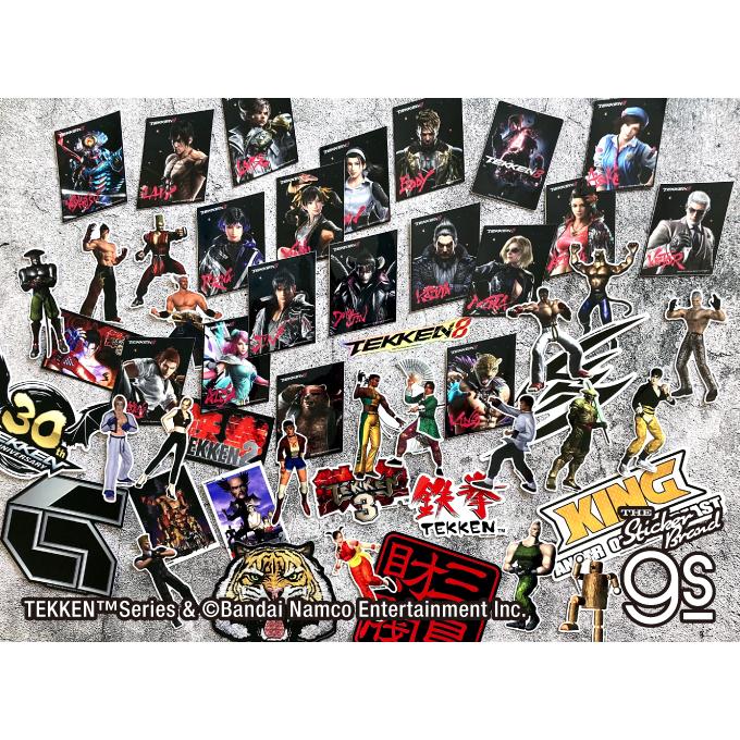 鉄拳レジェンドシリーズ ダイカットビニールステッカー ブライアン