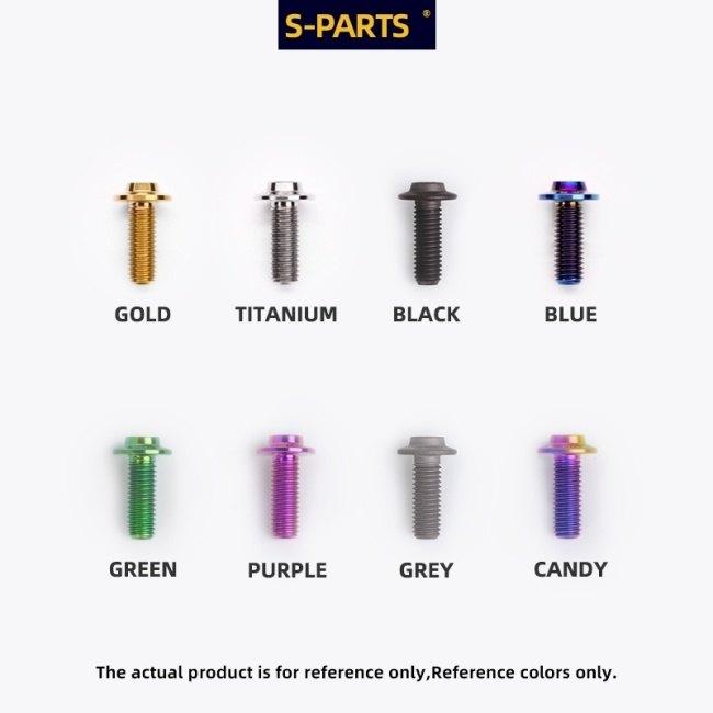 S-PARTS エスパーツ タンデムステップマウント用チタンボルトセット