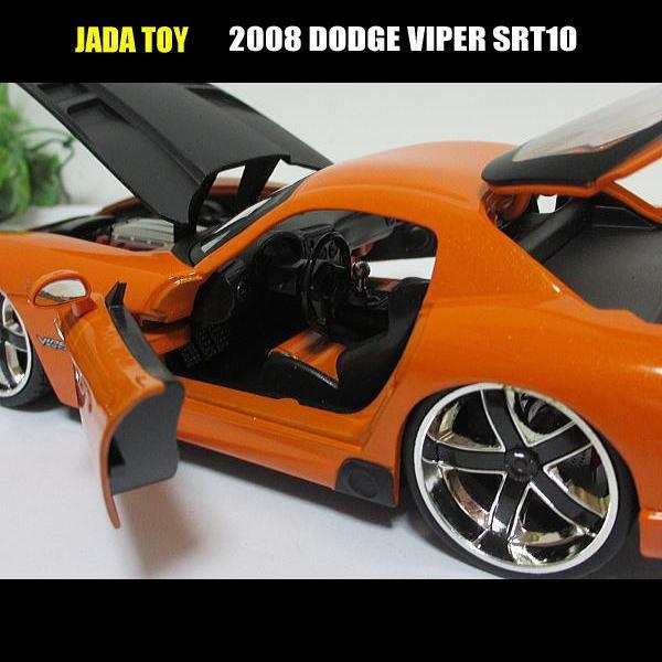 セール品】1/24ダッジ バイパーSRT10/2008(オレンジ)/BIGTIME/JADA