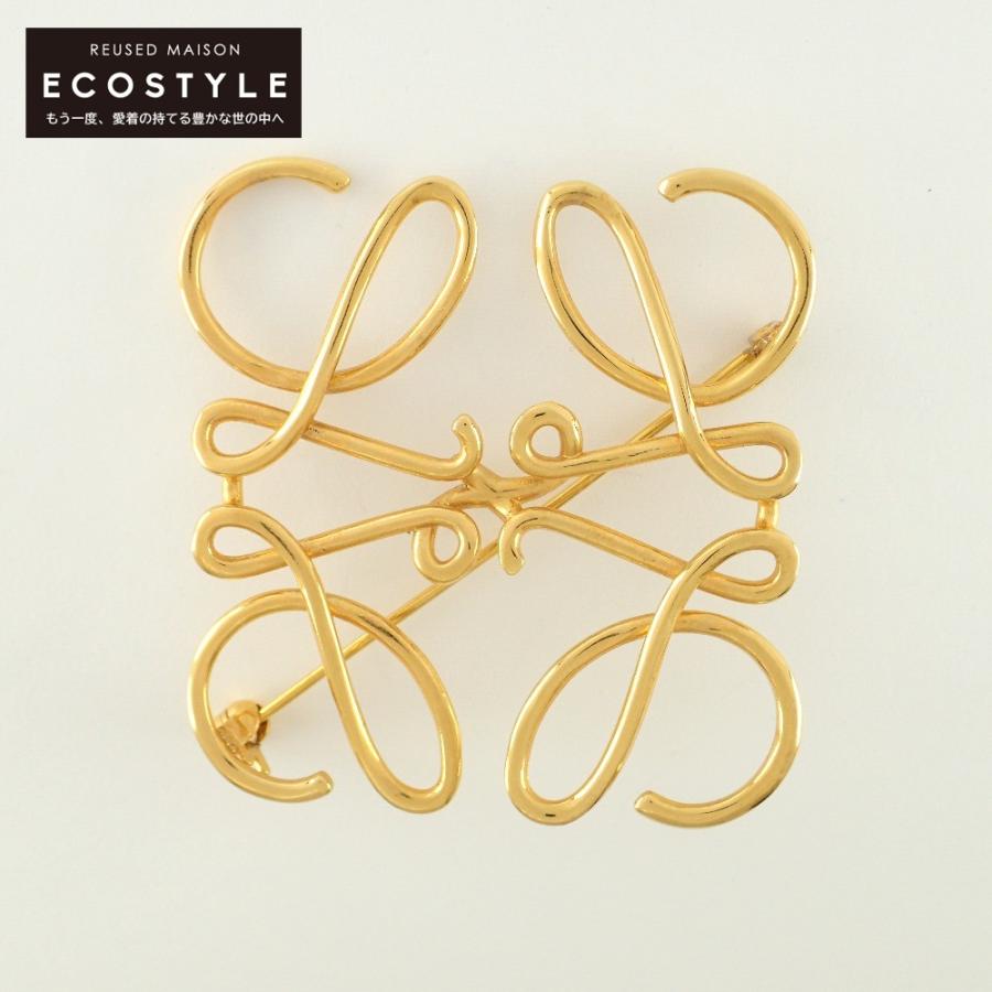 LOEWE（ロエベ） 美品 111.25.020 0009803131 アナグラム ブローチ